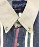 Wrangler ストライプシャツ ボタンダウン