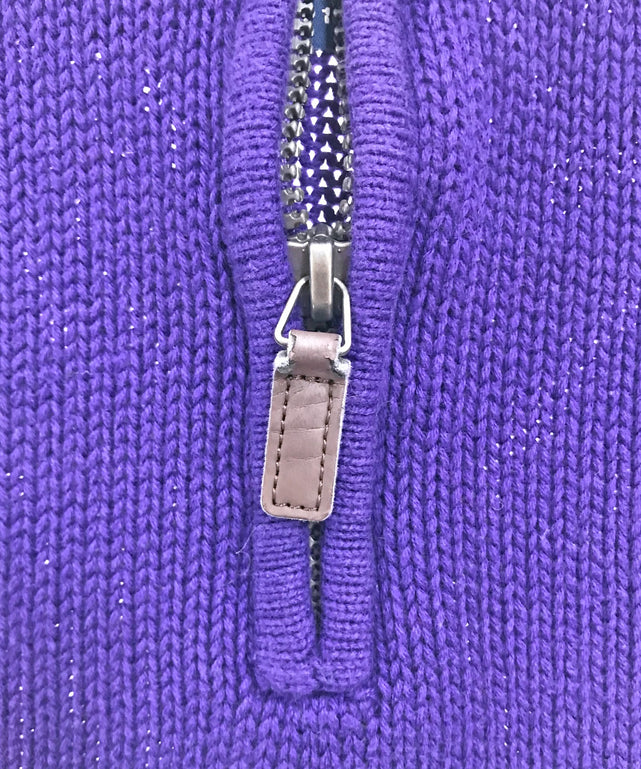 CHAPS ハーフZIPニット