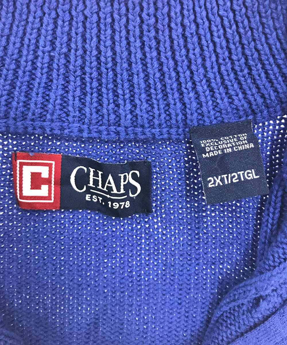 CHAPS ハーフZIPニット
