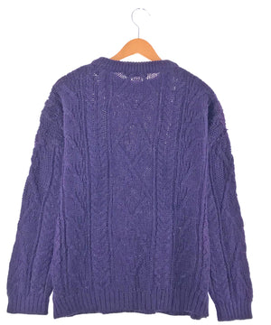 British Wool naturally フィッシャーマンニット