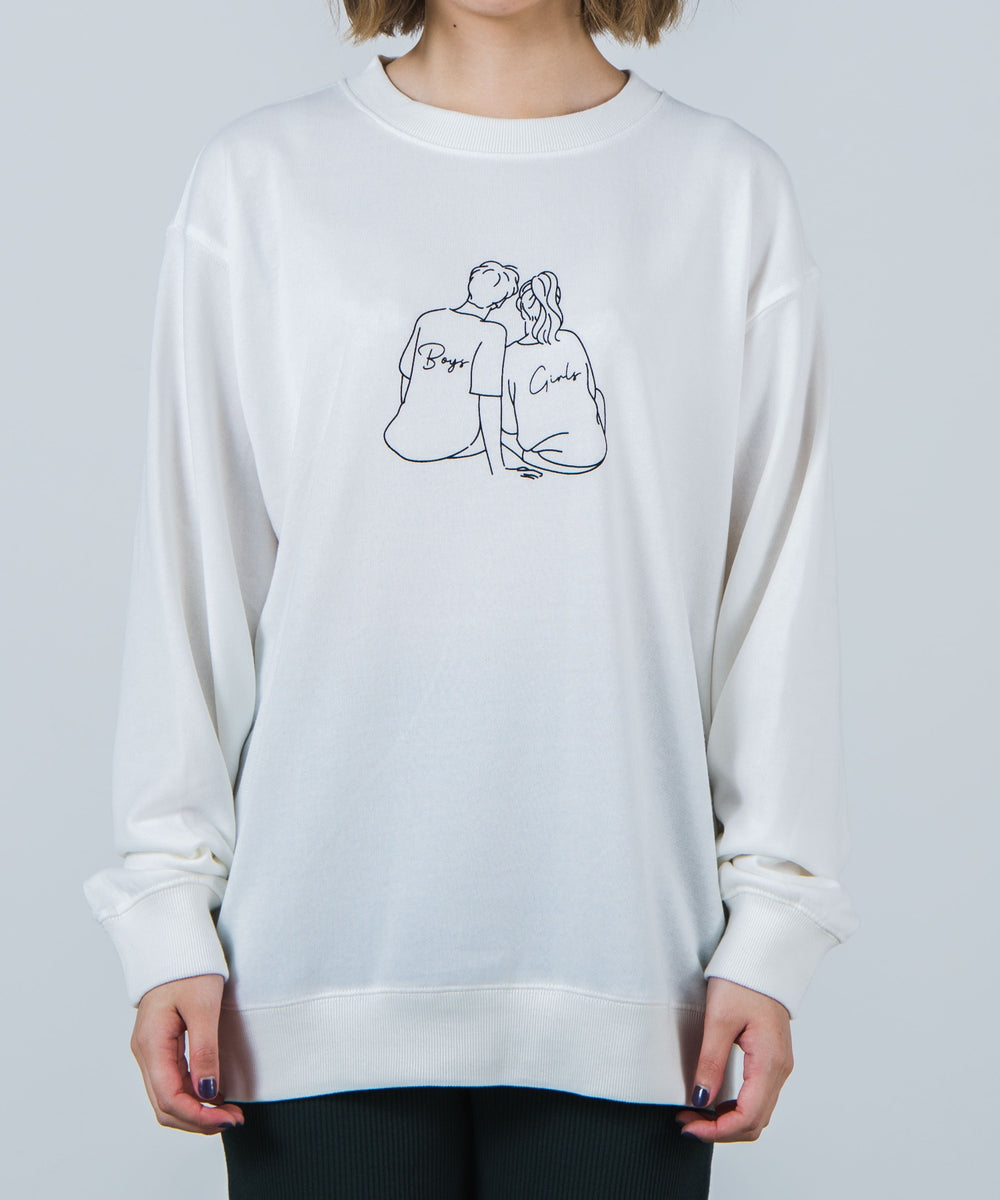 boys&girlsプリントプルオーバー