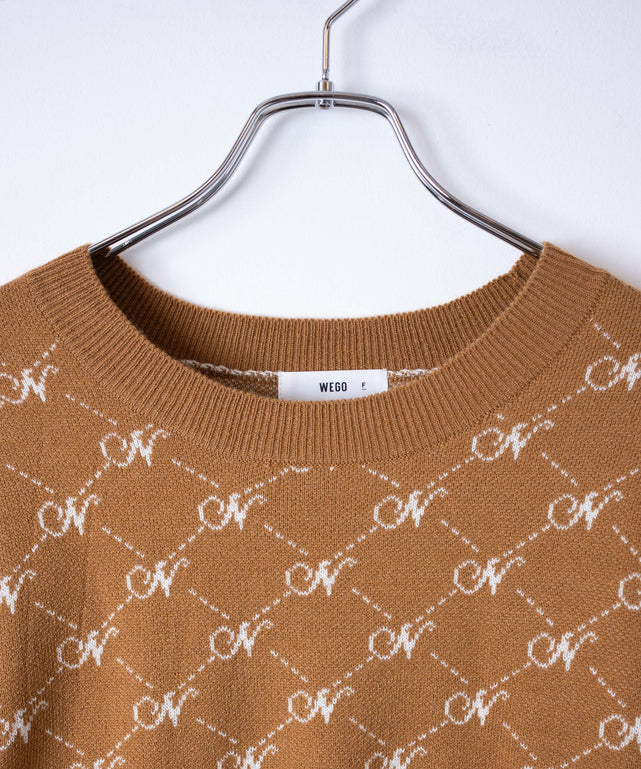 シャツレイヤードニットベスト