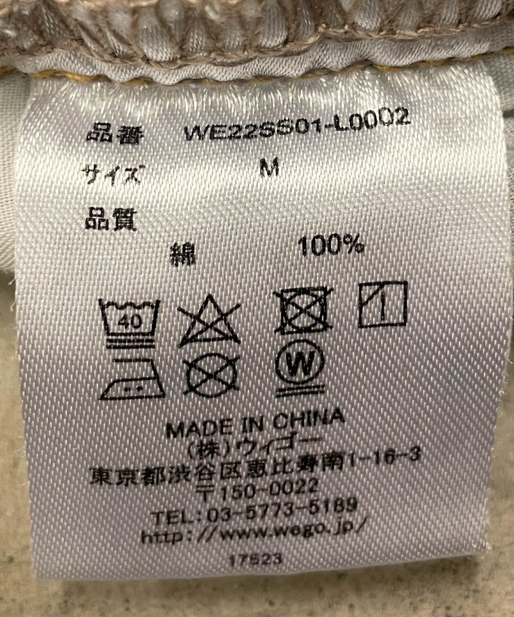 ウエストフィットワイドストレートパンツ
