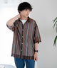 メッシュBIGシャツ/柄1 モデル : 175cm L着用