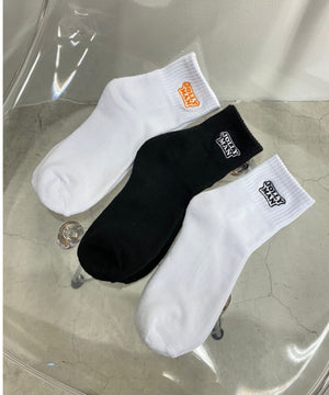 カラーロゴアンクルソックス(23-25cm)