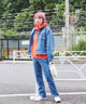 デニム中濃色 モデル：170cm M着用
