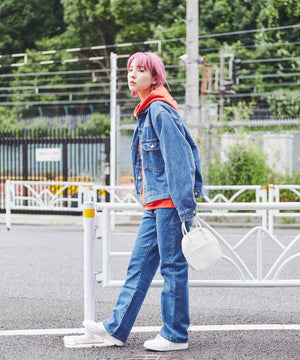 デニム中濃色 モデル：170cm M着用