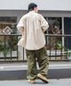 ベージュ　モデル：175cm 　L着用
